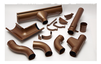 European Style Copper Painted Gutter Assembly Components