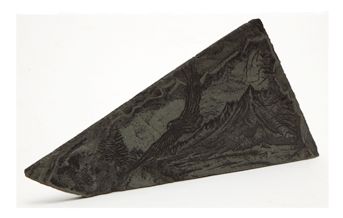 Etched Slate Piece